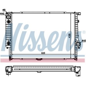 Engine Cooling Heat Exchanger - Nissens 60597A