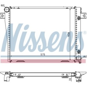 Engine Cooling Heat Exchanger - Nissens 60601A