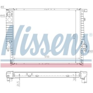 Engine Cooling Heat Exchanger - Nissens 60619A