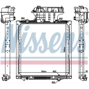 Engine Cooling Heat Exchanger - Nissens 606224
