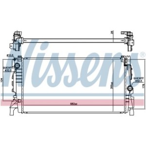 Engine Cooling Heat Exchanger - Nissens 606247
