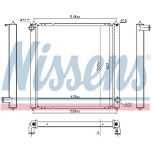Engine Cooling Heat Exchanger - Nissens 606382