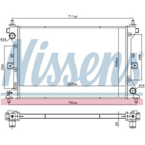 Engine Cooling Heat Exchanger - Nissens 606383
