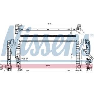 Engine Cooling Heat Exchanger - Nissens 606385