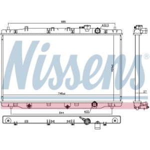 Engine Cooling Heat Exchanger - Nissens 606443