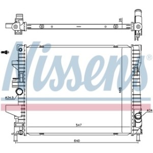 Engine Cooling Heat Exchanger - Nissens 606446