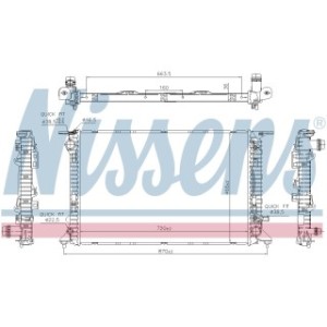 Engine Cooling Heat Exchanger - Nissens 606466