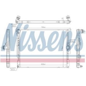 Engine Cooling Heat Exchanger - Nissens 606514