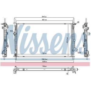 Engine Cooling Heat Exchanger - Nissens 606537