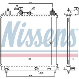 Engine Cooling Heat Exchanger - Nissens 606550