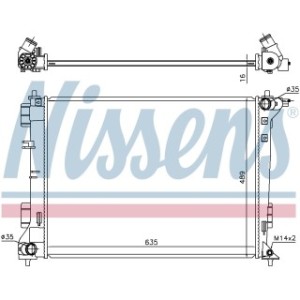 Engine Cooling Heat Exchanger - Nissens 606603