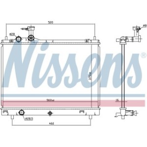 Engine Cooling Heat Exchanger - Nissens 606700