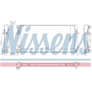 Engine Cooling Heat Exchanger - Nissens 606809