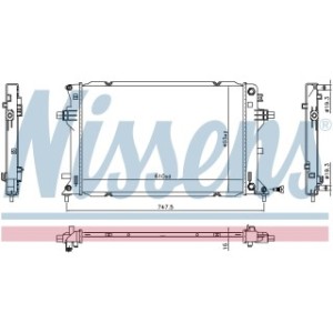 Engine Cooling Heat Exchanger - Nissens 606811