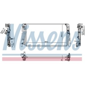 Engine Cooling Heat Exchanger - Nissens 606812