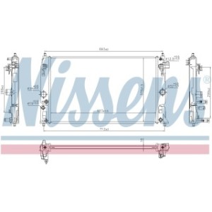Engine Cooling Heat Exchanger - Nissens 606858