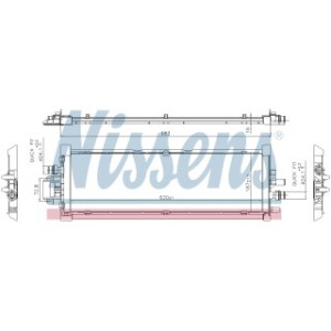 Engine Cooling Heat Exchanger - Nissens 606906