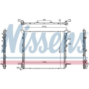 Engine Cooling Heat Exchanger - Nissens 606981