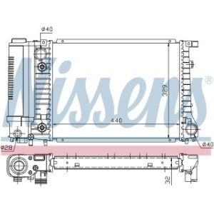 Engine Cooling Heat Exchanger - Nissens 60703A