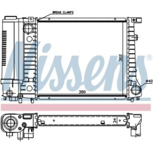 Engine Cooling Heat Exchanger - Nissens 60729A