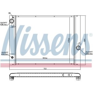 Engine Cooling Heat Exchanger - Nissens 60763
