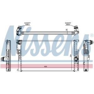 Engine Cooling Heat Exchanger - Nissens 60816