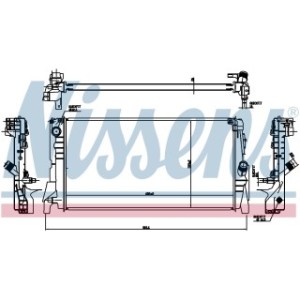 Engine Cooling Heat Exchanger - Nissens 60863