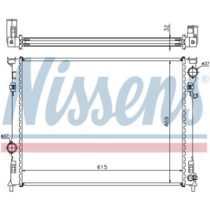 Engine Cooling Heat Exchanger - Nissens 61014A