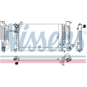 Engine Cooling Heat Exchanger - Nissens 61252A