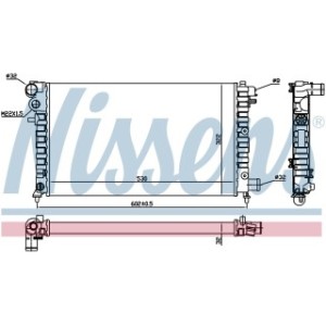 Engine Cooling Heat Exchanger - Nissens 61346