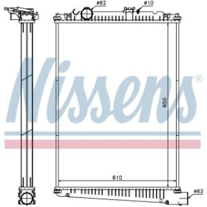 Engine Cooling Heat Exchanger - Nissens 614410