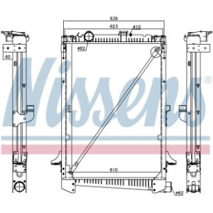 Engine Cooling Heat Exchanger - Nissens 61441A