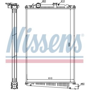 Engine Cooling Heat Exchanger - Nissens 614420