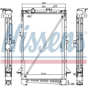 Engine Cooling Heat Exchanger - Nissens 61442A