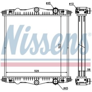 Engine Cooling Heat Exchanger - Nissens 614450