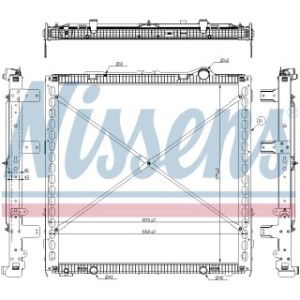 Engine Cooling Heat Exchanger - Nissens 61449