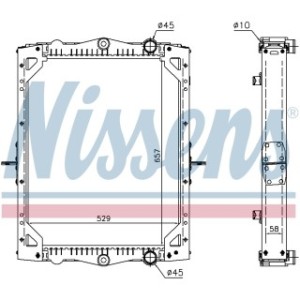 Engine Cooling Heat Exchanger - Nissens 61452