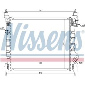 Engine Cooling Heat Exchanger - Nissens 61679
