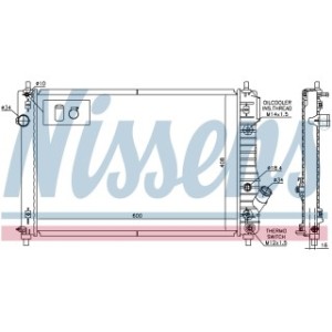 Engine Cooling Heat Exchanger - Nissens 616904