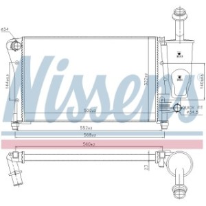Engine Cooling Heat Exchanger - Nissens 617853