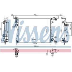 Engine Cooling Heat Exchanger - Nissens 617876