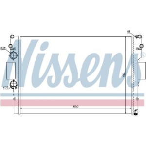 Engine Cooling Heat Exchanger - Nissens 61987