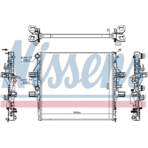 Engine Cooling Heat Exchanger - Nissens 61989