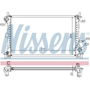 Engine Cooling Heat Exchanger - Nissens 62075A