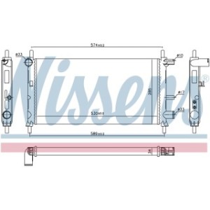 Engine Cooling Heat Exchanger - Nissens 62082A