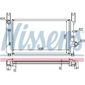 Engine Cooling Heat Exchanger - Nissens 62117A