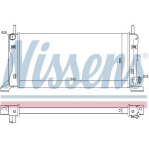 Engine Cooling Heat Exchanger - Nissens 621541