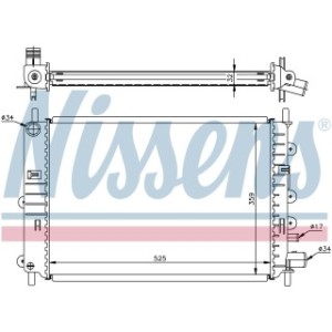 Engine Cooling Heat Exchanger - Nissens 62217A