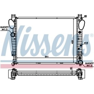 Engine Cooling Heat Exchanger - Nissens 62547A
