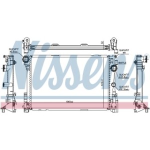 Engine Cooling Heat Exchanger - Nissens 627012